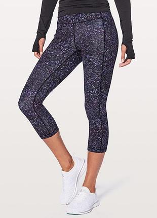 Lululemon speed up crop 21  женские спортивные-тренировочные лосины/бриджи