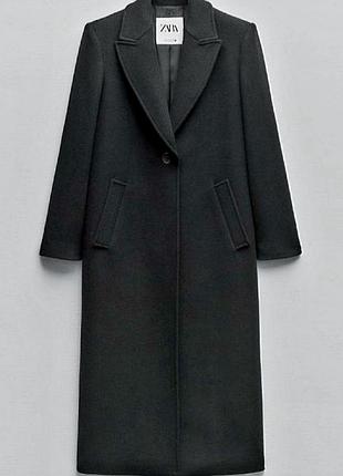 Пальто шерстяне zara