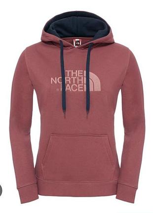 Худи, свитшот, толстовка женская тепла с начессом от the north face оригинал. размер по бирке l