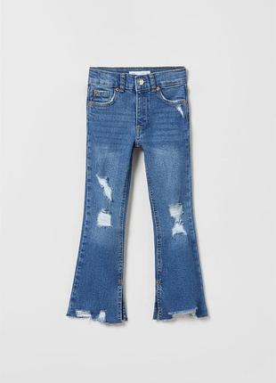 Джинсы flare клеш от колесная zara размер 146-152
