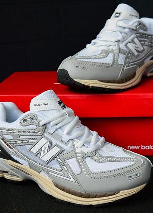 Кросівки чоловічі new balance 1906u білі з сірим