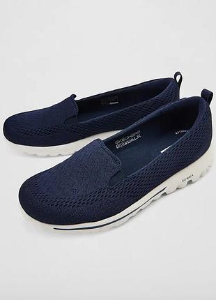 Слипоны мокасины от skechers размер 40 стелька 26,5 см