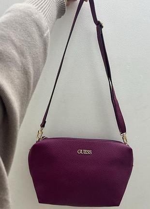 Сумка жіноча guess фіолетова 3