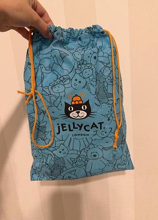 Мішечок jellycat london блакитний з принтом