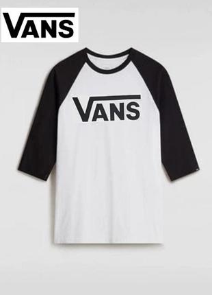 Vans брендовая футболка, реглан, лонгслив vans 12-14роков