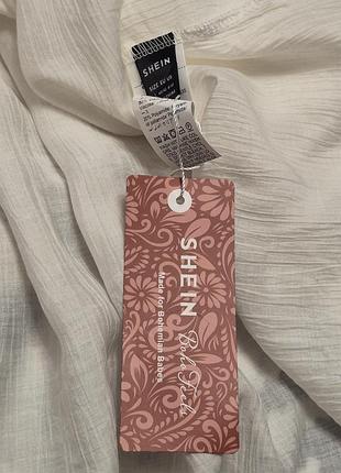 Нова молочна блуза shein oversize/l-xl 6