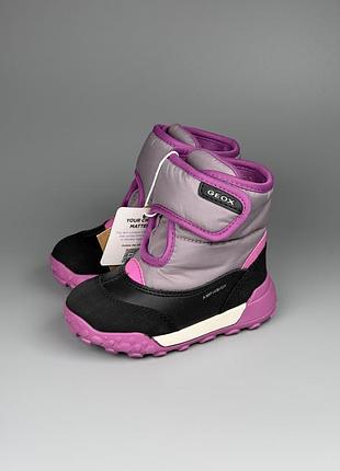 Зимние ботиночки geox trekkyup 22,23, 24, 25 г.