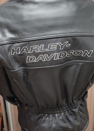 Коллекционная кожаная женская мотокуртка harley-davidson competition ii touring jacket (оригинал)