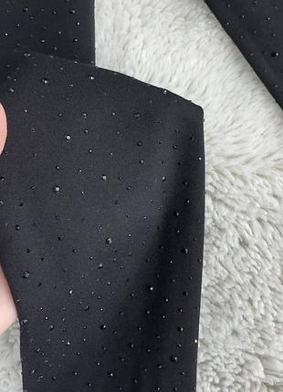 Лосини лосіни легінси чорні в стрази камінці zara жіночі м