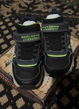 Кросівки для хлопчиків skechers adventure чорні, розмір 33
