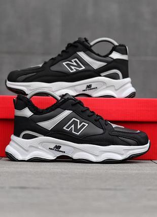 Кросівки new balance black and white edition winter