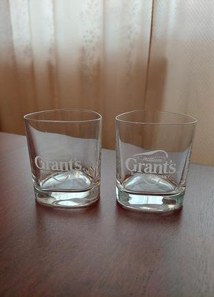 Склянки grant's scotch whisky 2 шт.