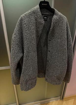 Кардиган zara сірий