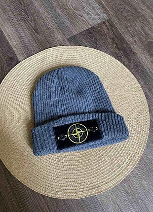 Шапка в стиле stone island one size