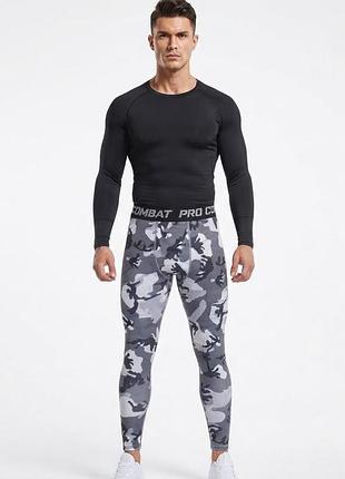 Мужские тайтсы, компрессионные леггинсы р.xxl