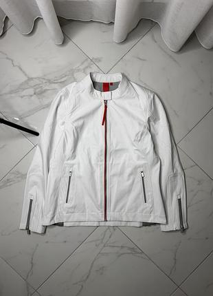 Жіноча біла куртка softshell audi sport original l