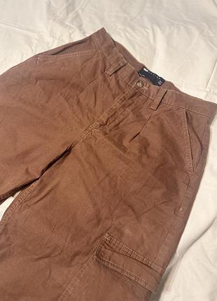 Брюки жіночі asos design карго коричневі