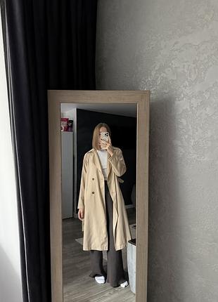 Жіночий тренч stradivarius бежевий