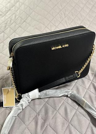 Сумка michael kors jet set travel чорна