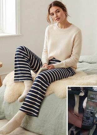 Уютные хлопковые брюки marks &amp; spencer