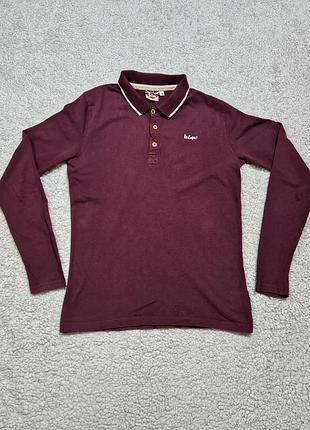 Лонгслів leecooper бордовий розмір м