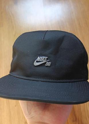 Кепка унісекс бейсболка nike sb aerobill black