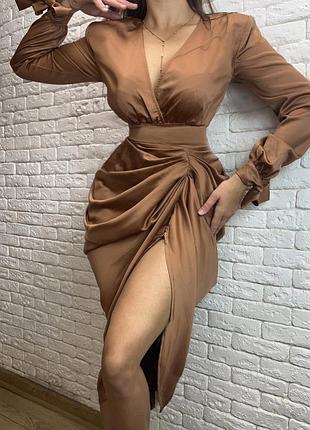 Розпродаж сукня prettylittlething міді драпірування