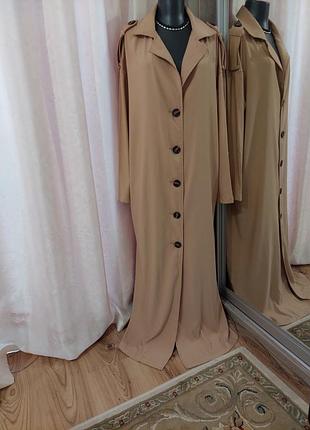 Стильне з кишенями плаття 👗, тренч, жакет