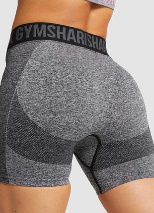 Шорти жіночі gymshark спортивні велосипедки сірі