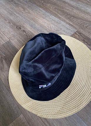Велюрова панамка fila 3