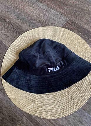 Велюровая панамка fila