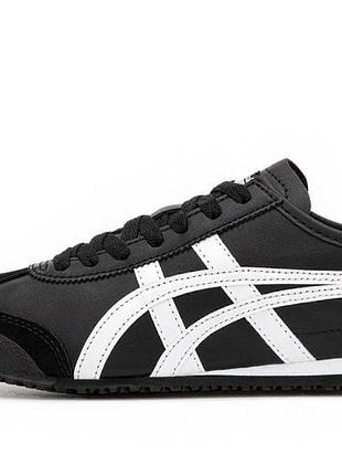 Кроссовки asics onitsuka tiger mexico black white кеды 45