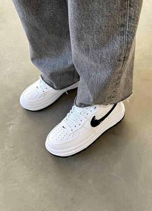 Жіночі кросівки air force 1 white/black🤍🖤 8