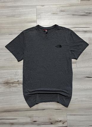 Серая футболка тн норт кейс the north face simple dome tee, m, оригинал
