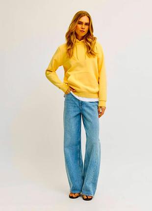 Худі жіноча jxabbie relaxed every brushed hoodie жовта