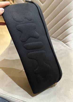 Чорна косметичка скимс neoprene zip makeup travel pouch black kim kardashian zipper