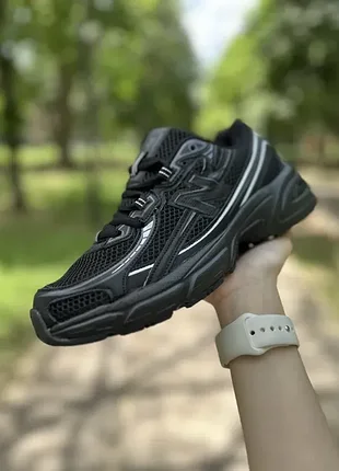Кроссовки унисекс new balance 740 black мужские женские Debles