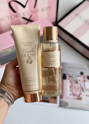 Спрей та лосьйон для тіла vanilla mousse victoria’s secret