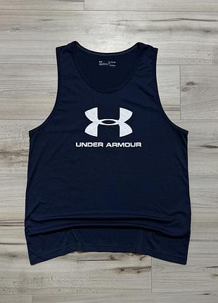 Нова спортивна майка андер армор under armour sportstyle logo tank, xl, оригінал