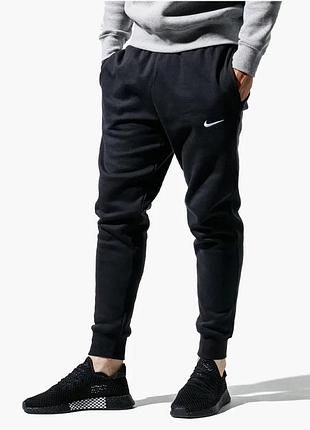 Спортивні штани чоловічі nike club fleece tapered jogger black