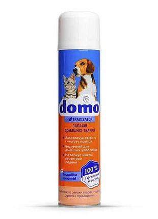 Нейтралізатор запахів 300мл домашніх тварин тм domo