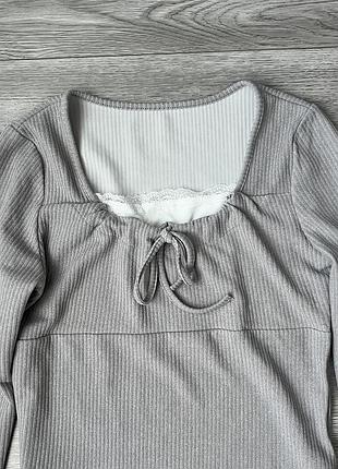 Лонгслів кофтинка shein 2