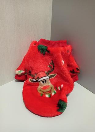 Плюшевая толстовка для собак