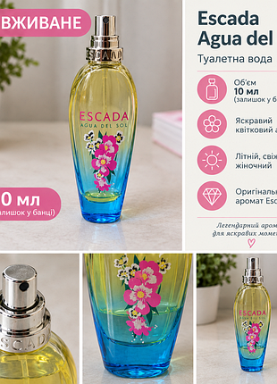 Туалетная вода escada agua del sol