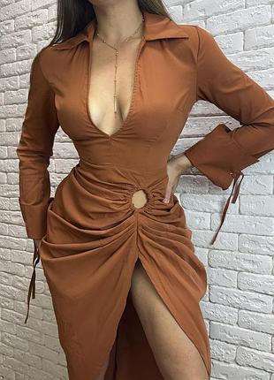 Розпродаж сукня prettylittlething міді драпірування