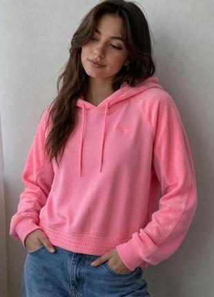 Толстовка, худи victoria’s secret, р. l