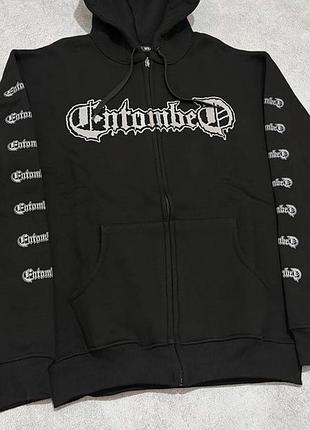 Новая кофта на молнии entombed - left hand path 4