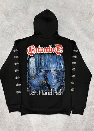 Новая кофта на молнии entombed - left hand path