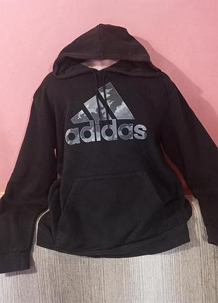 Оригинальное худи adidas camo graphic big logo fleece (артикул: hr35
