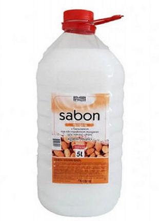 Мило рідке 5 л. білі квіти "sabon" 2345